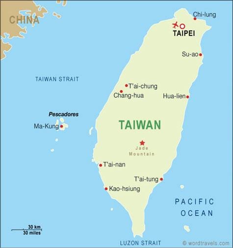 તાઇવાન taoyuan આંતરરાષ્ટ્રીય એરપોર્ટ નકશો