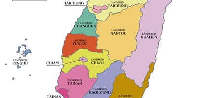 નકશો તાઇવાન પ્રાંત