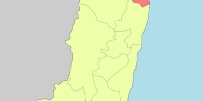 નકશો hualien તાઇવાન