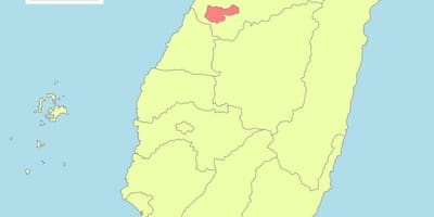 નકશો taichung માં તાઇવાન